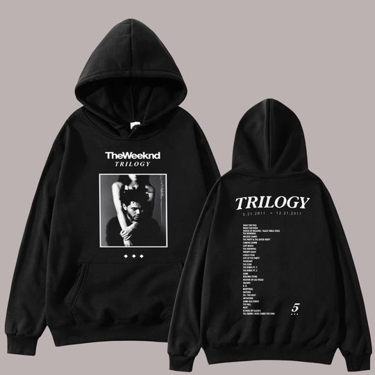 Discover Weeknds Trilogy Poster Sweatshirt Hoodie, Weeknds Merch