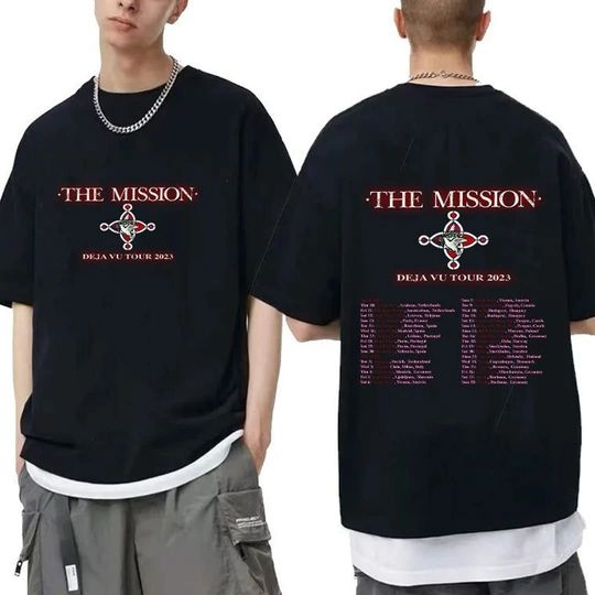 Discover The Mission Band Shirt Deja Vu Tour 2023 Shirts The Mission Tour 2023 T-shirt