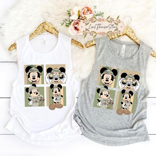 Animal Kingdom Tank, Leopard Mickey Shirt, Mickey Mouse Tank Top, Safari Tank Top, Disneyland Tank, Cheetah Mickey Tank, Adventure Awaits