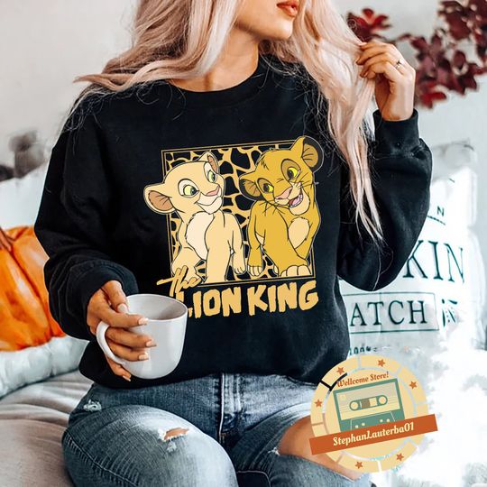 Disney Lion King Sweatshirt, Simba And Nala Shirt, Disney Simba Shirt