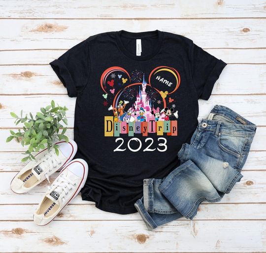 Custom Disney Trip 2023 Family Shirts, First Disney Trip 2023, Disney Shirt, Family Disney Trip 2023 Shirts