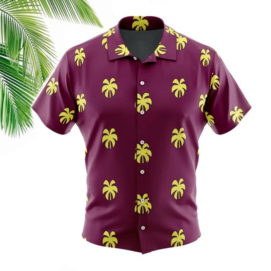 Franky Pattern One Piece Button Up Hawaiian Shirt