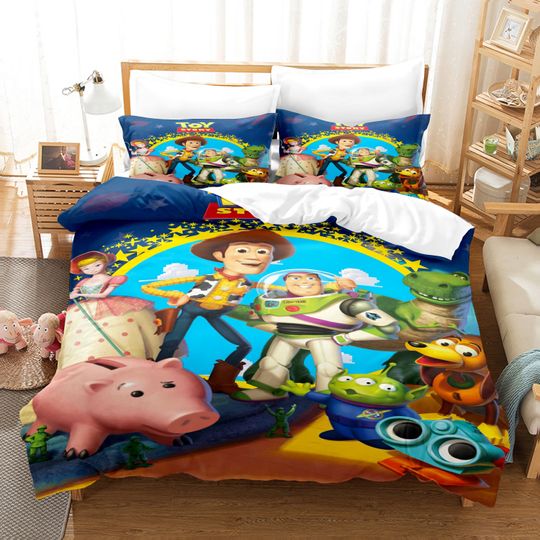 3D Printed Disney Pixar Toy Story Bedding Duvet Cover Set,Bedding Set