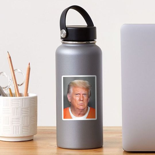 Donald Trump Mug Shot - Donald Trump MugShot Sticker