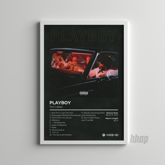 Tory Lanez - Playboy - Album Cover - Hip Hop Wall Art - Tory Lanez Poster