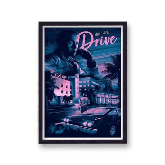 Discover Ryan Gosling Drive v5 Reworked Movie Poster