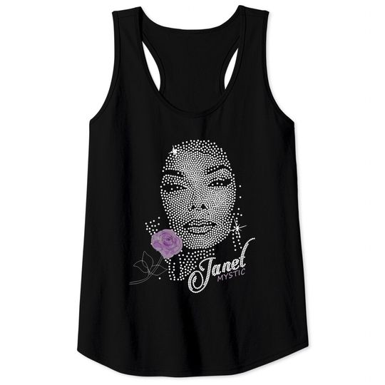 Janet Jackson Tank Tops, Inspired Tour Bling Tank Tops