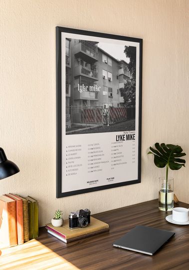 Discover Myke Towers - LYKE MIKE | Album Cover Poster For Wall Art