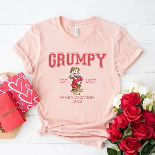Grumpy Shirt, Seven Dwarfs Shirt, Disney Shirt, Disneyland Shirt