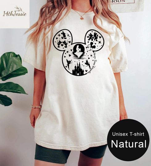 Discover Disney Ear Shirt, Disney Mickey Silhouette Shirt, Disney Trip Shirt