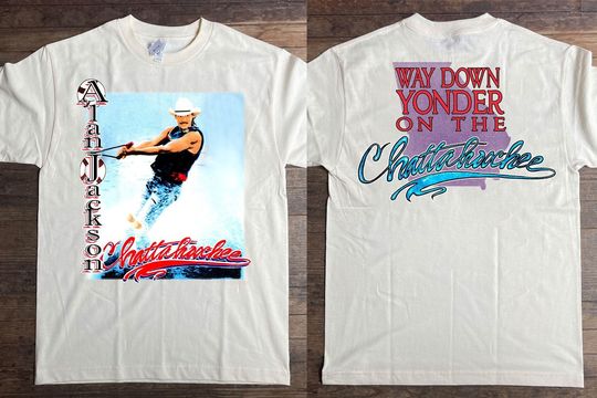 1992 Alan Jackson Way Down Yonder On The Chattahoochee T-Shirt