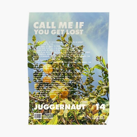 Tyler, The Creator CMIYGL Juggernaut Premium Matte Vertical Poster