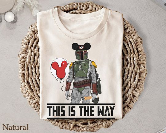 This Is The Way Mandalorian Shirt Disney Mickey Mouse Ears Shirt