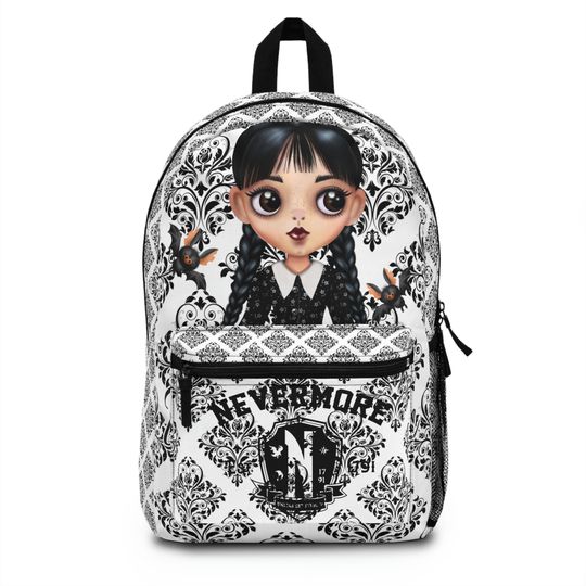 Wednesday Addams Nevermore Academy Backpack