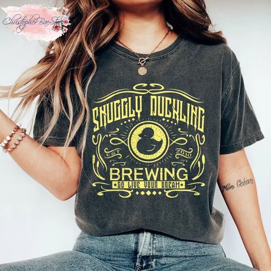 Vintage Snuggly Duckling Brewing Tangled Inspired Shirt, Rapunzel Princess Shirt