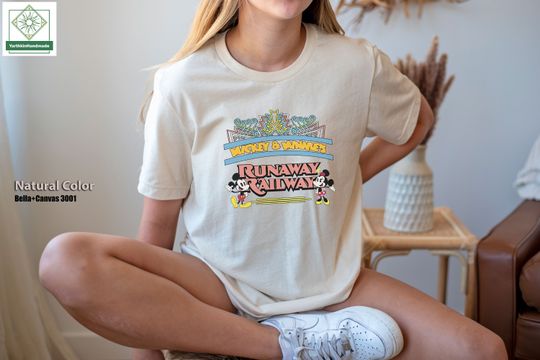 Discover Retro Disney Runaway Railway Shirt, Classic Mickey Minnie T-shirt, Hollywood Studios