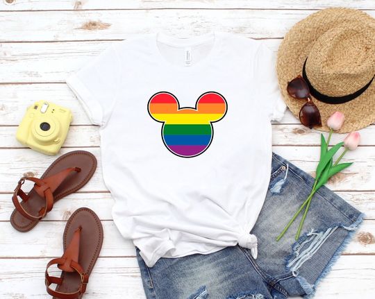 Rainbow Mickey LGBT Shirt, Gay Community Disney Trip Shirt