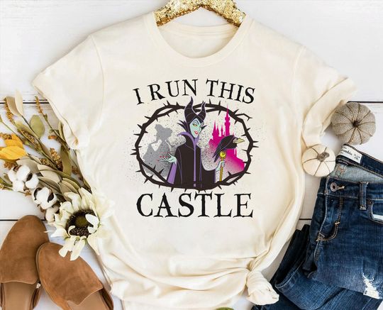 Disney Villains Sleeping Beauty Maleficent Runs This Castle T-Shirt
