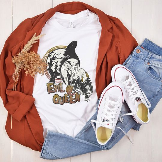 Disney Snow White Witch Poison Apple Graphic T-Shirt, Princess Snow White T-shirt, Vintage
