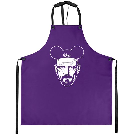 Walter White Heisenberg Walt Aprons, Walt Breaking Disney, Walt White Aprons, Disney Aprons