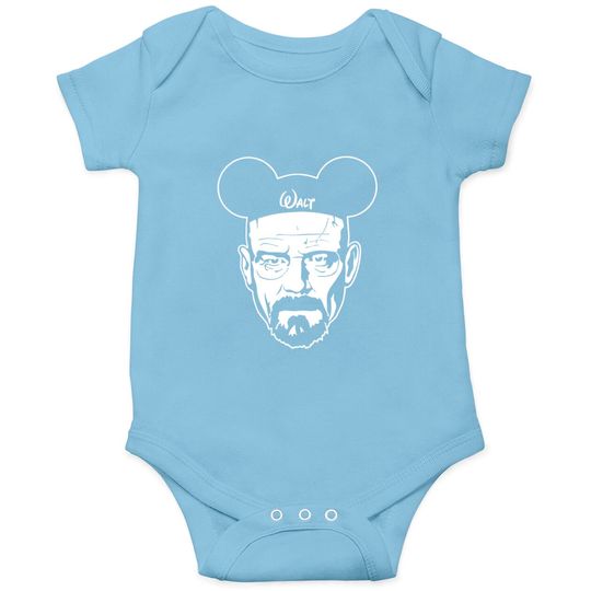 Walter White Heisenberg Walt Onesies, Walt Breaking Disney, Walt White Onesies, Disney Onesies