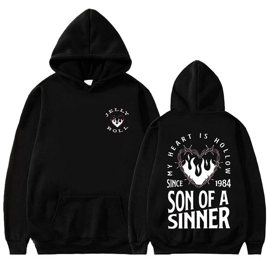 Son Of A Sinner Jelly Roll Vintage  2 side hoodie