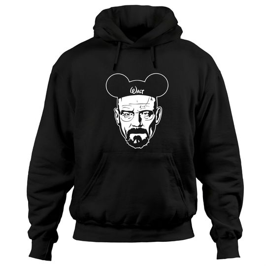 Walter White Heisenberg Walt Hoodies, Walt Breaking Disney, Walt White Hoodies, Disney Hoodies