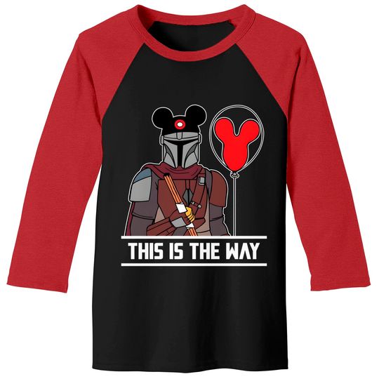 This Is The Way Baseball Tees, Disney Baseball Tees, Star Wars Baseball Tees, Mandalorian Baseball Tees
