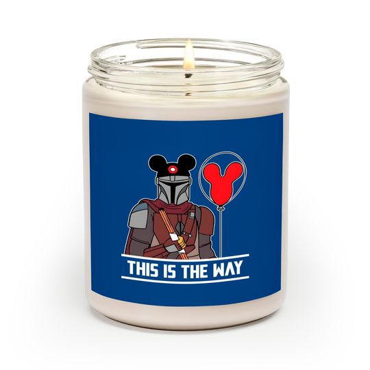 This Is The Way Scented Candles, Disney Scented Candles, Star Wars Scented Candles, Mandalorian Scented Candles