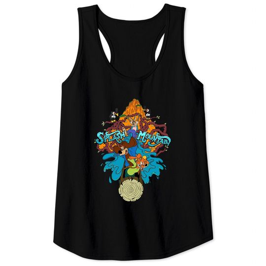 Splash Mountain Comfort Colors Tank Tops, Disney Mountain Tank Tops