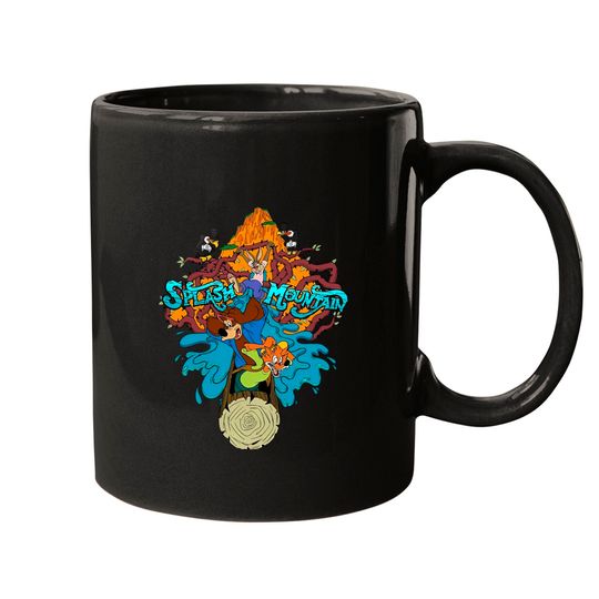 Splash Mountain Comfort Colors Mugs, Disney Mountain Mugs