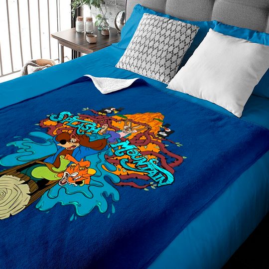 Splash Mountain Comfort Colors Baby Blankets, Disney Mountain Baby Blankets