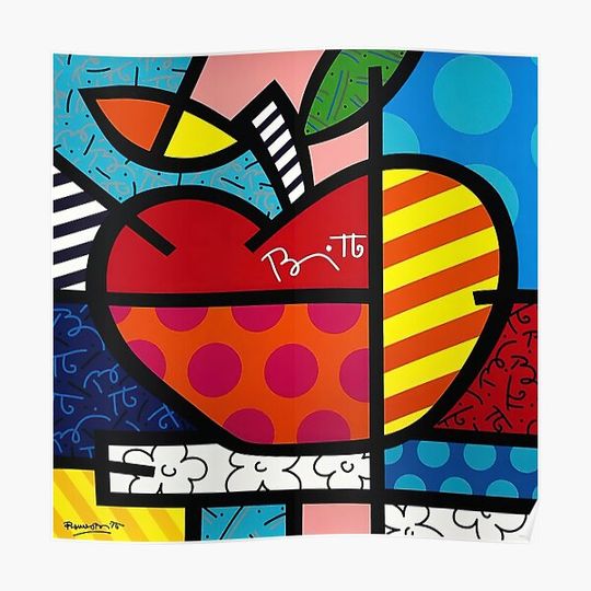 Apple Britto Premium Matte Vertical Poster