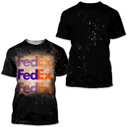 FedEx Bleached 3D T shirt