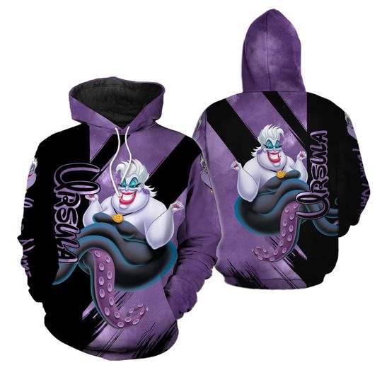Ursula Hoodie, The Little Mermaid Hoodie, Women's Disney Hoodie