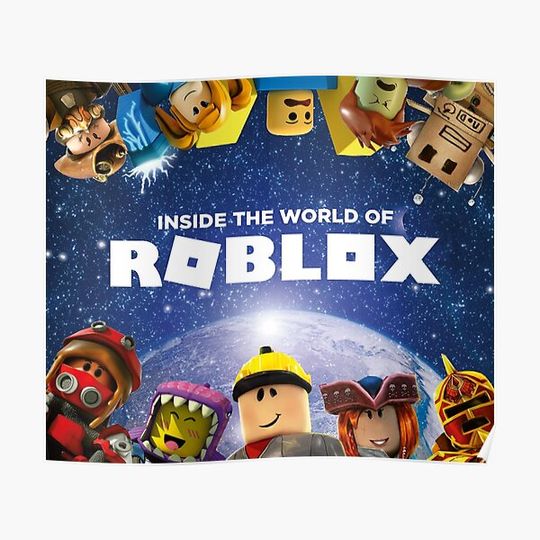 inside the world of Roblox - Games - Premium Matte Vertical Poster