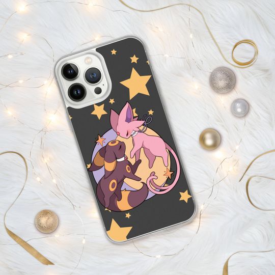 iPhone Compatible PKM Case | Espeon and Umbreon