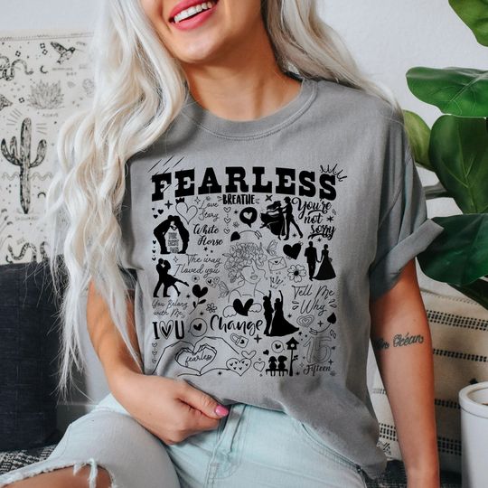 Discover Fearless Shirt, Fearless Deluxe Edition Shirt, Fearless Track List Shirt, Fearless Merch, Taylors taylor version Shirt