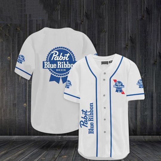 Pabst Blue Ribbon Baseball Jersey, Christmas Gift, Lover Beer