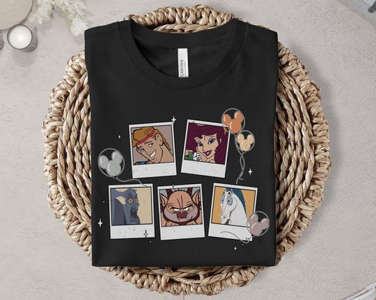 Retro Disney Hercules Selfie Polaroid Shirt Disney Characters Shirt