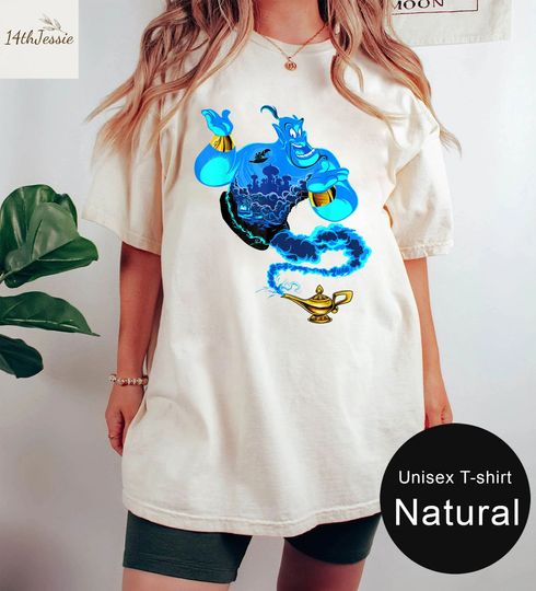 Disney Aladdin Genie Portrait Agrabah Tshirt