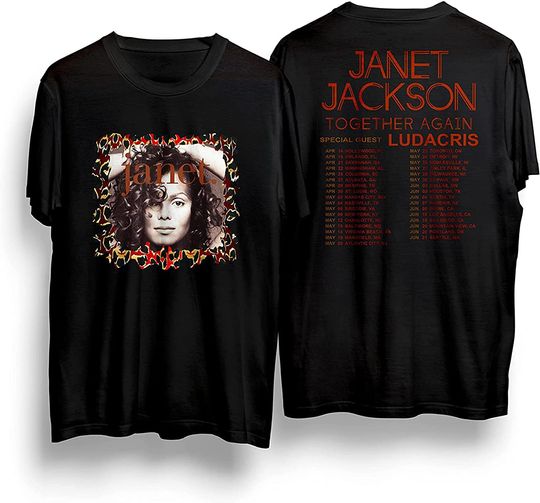 Janet Tour 2023 Shirt, Janet Jackson Together Again Tour 2023 Shirt