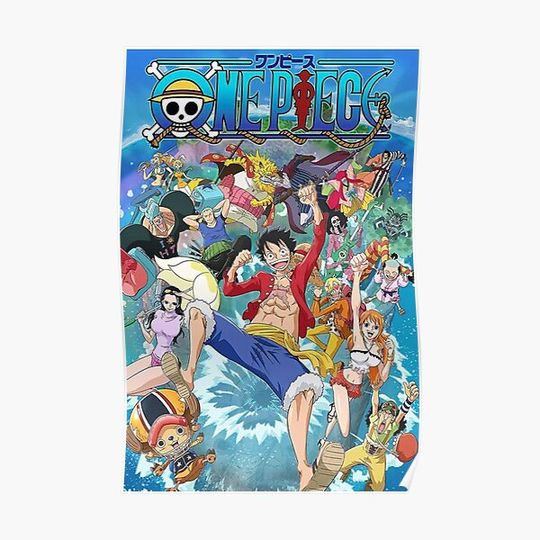 One Piece All Crew Poster Premium Matte Vertical Poster
