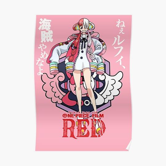Discover Uta one piece film red Premium Matte Vertical Poster