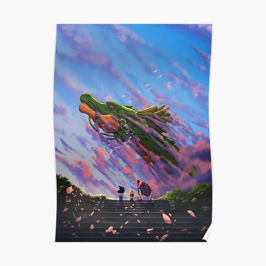 The Rise Of Shenron Premium Matte Vertical Poster