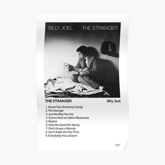 Billy Joel - The Stranger Poster Premium Matte Vertical Poster