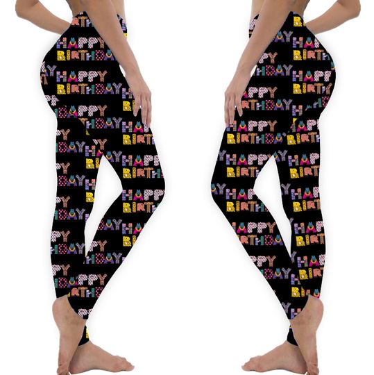 happy Birthday Leggings