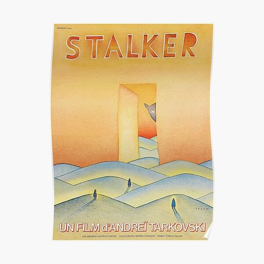 Discover Stalker (1979) Andrei Tarkovsky Vintage Film Poster classic Premium Matte Vertical Poster