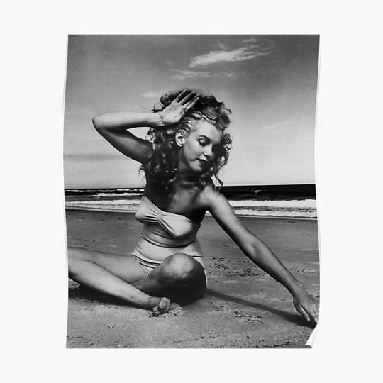 Young Marilyn Monroe | 'No more 'Norma Jeane' Premium Matte Vertical Poster