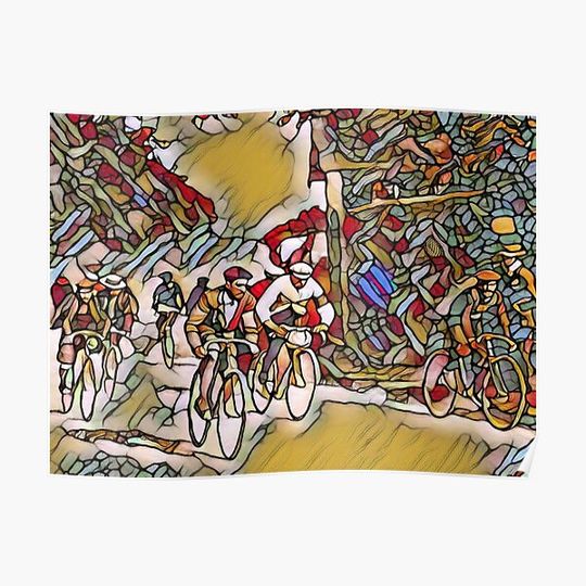 Tour De France 1903 Retro Art 1 Premium Matte Poster